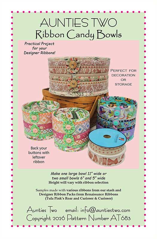 Ribbon Candy Bowls - Quilt Pattern