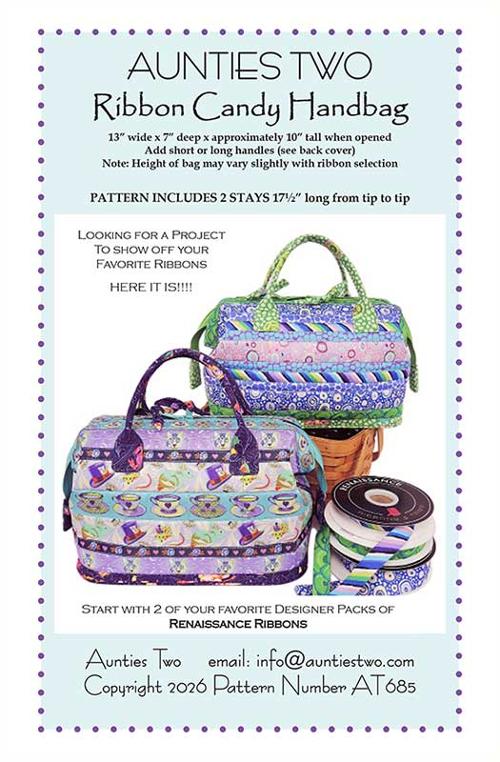 Ribbon Candy Handbag - Quilt Pattern