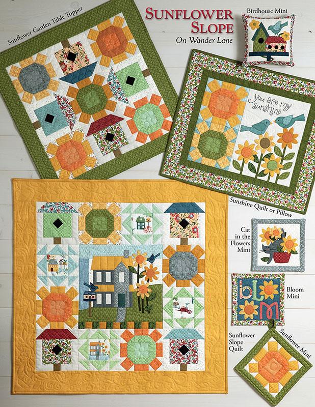 Sunflower Slope on Wander Lane - Quilt Pattern