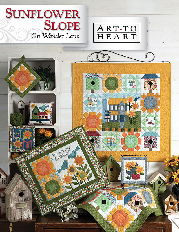 Sunflower Slope on Wander Lane - Quilt Pattern
