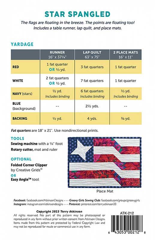 Star Spangled - Quilt Pattern