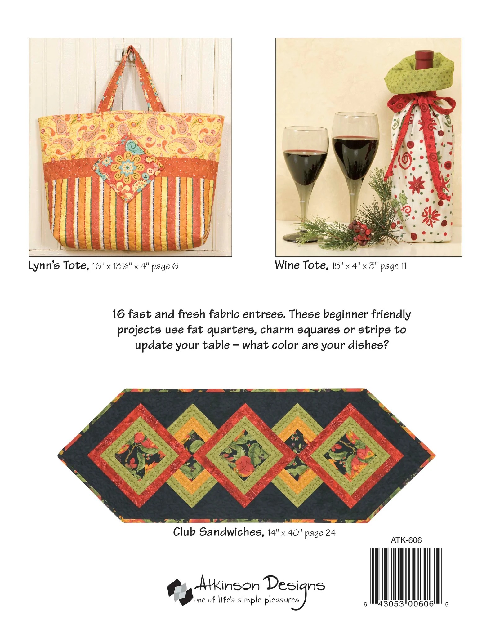 Lets Do Lunch - Quilt Pattern