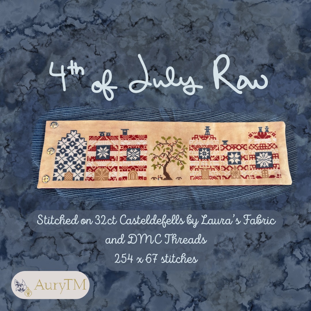 Summer - 4th of July Row - Patriotic Cross Stitch Pattern