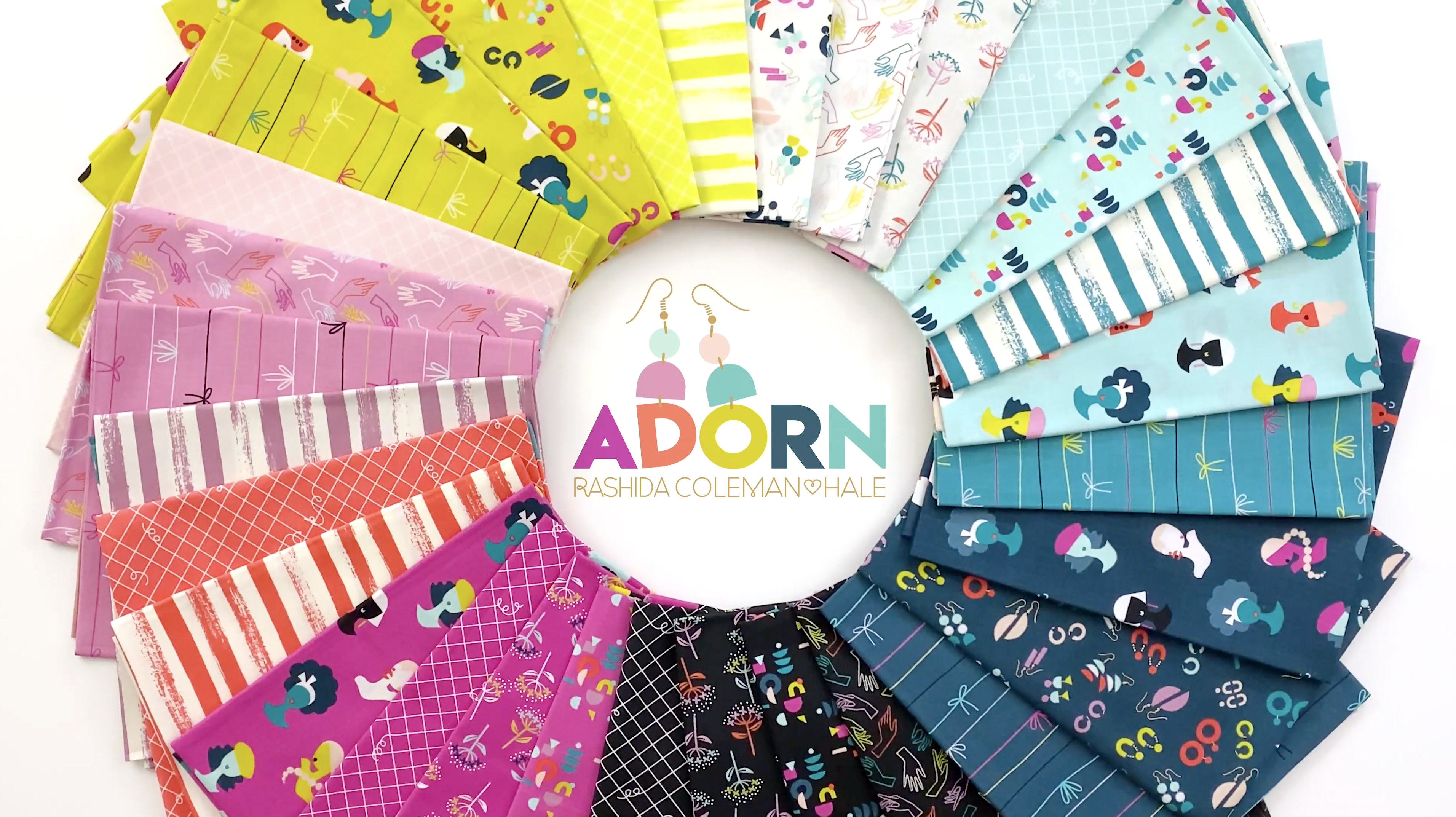 Adorn Linen Berry - Quilt Fabric