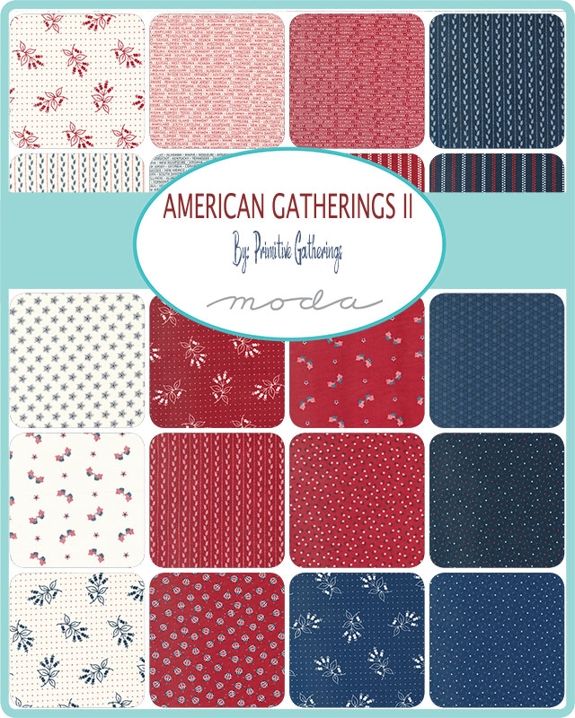 American Gatherings II - Dove - Quilt Fabric