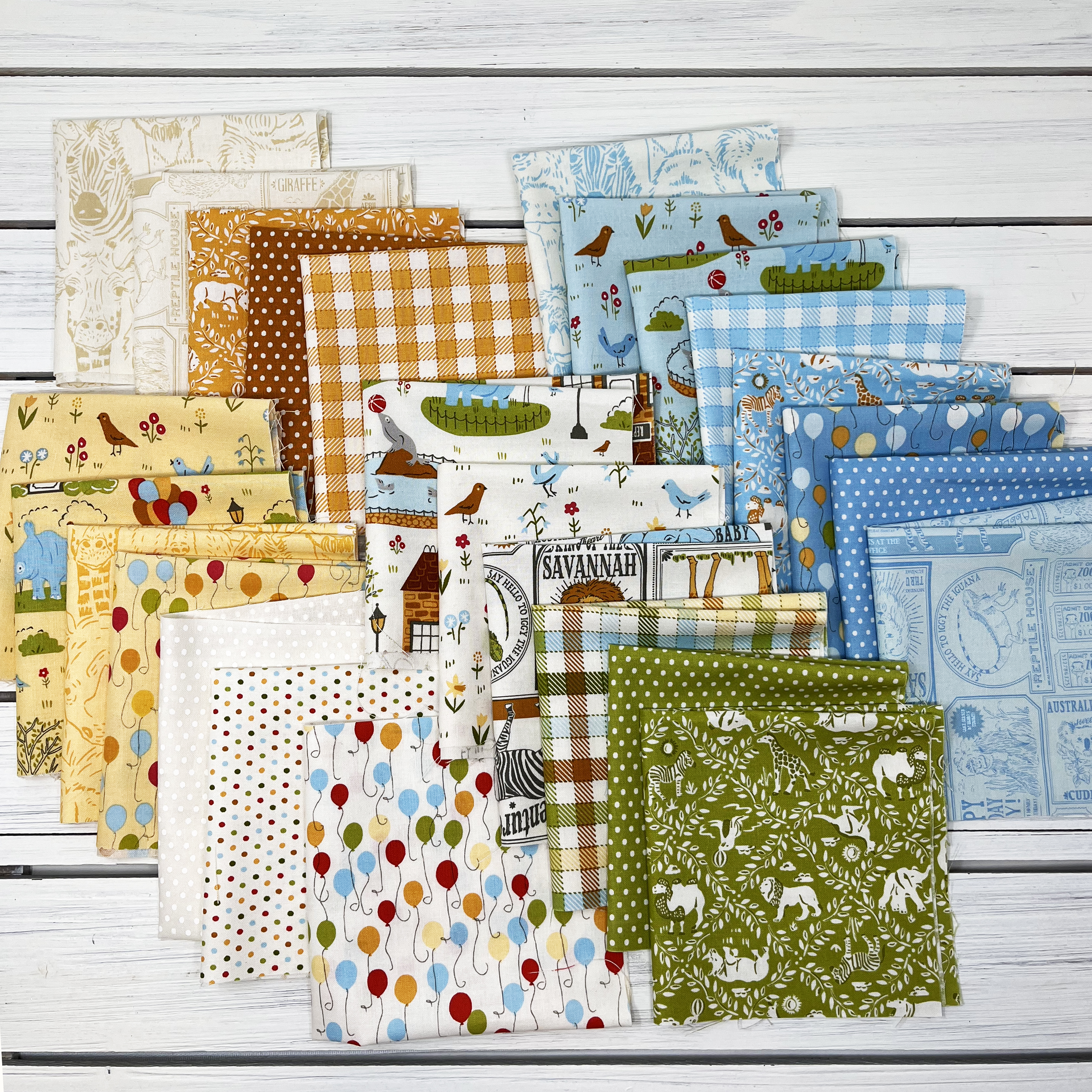 Animal Park Fun Dots Tiger - Quilt Fabric