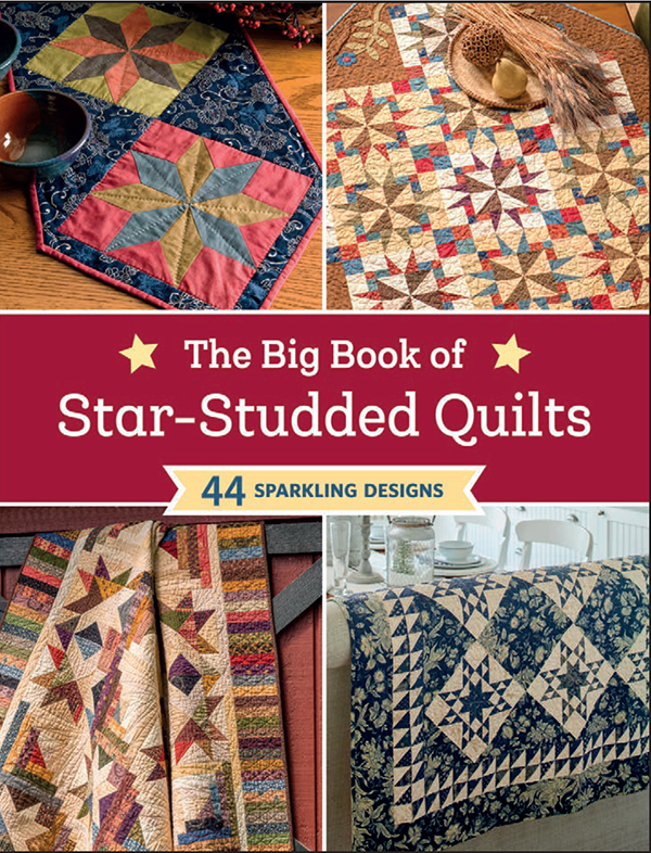 The Big Book Of Stars Studded Quilt - Quilt Pattern