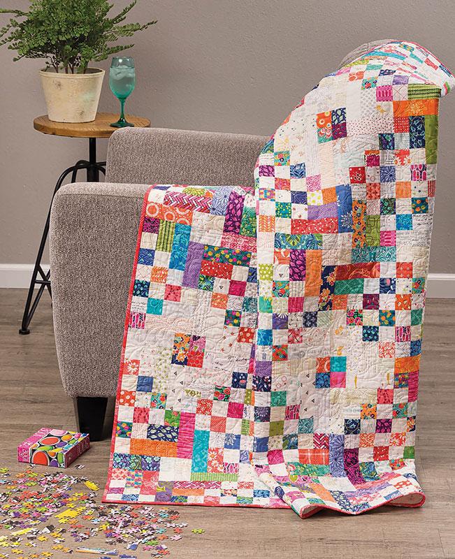 Scrap Basket Knockouts - Quilt Pattern