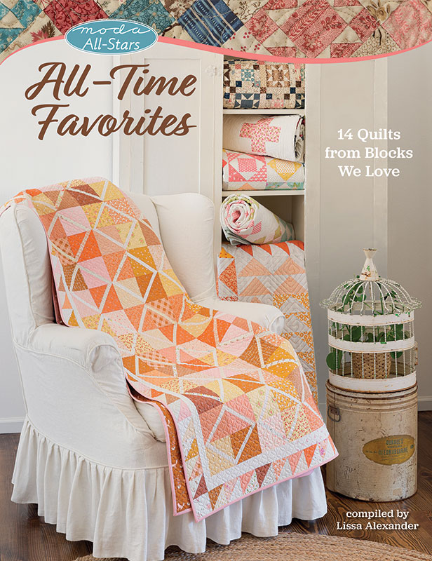 Moda All Stars: All Time Favorites - Quilt Pattern, zoomed in. Select this picture to zoom back out.