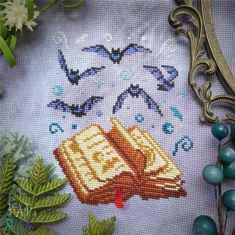 A Study in Bats - Cross Stitch Pattern
