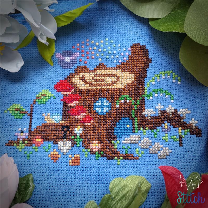 Cottage in the Woods - Cross Stitch Pattern