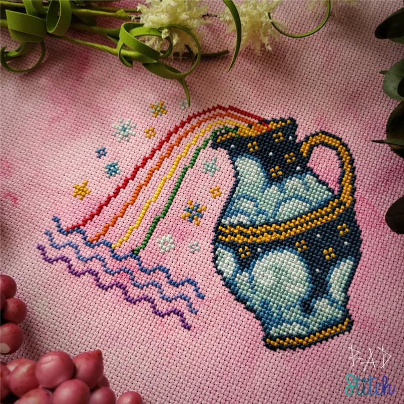 Iris - Goddess of the Rainbow - Cross Stitch Pattern