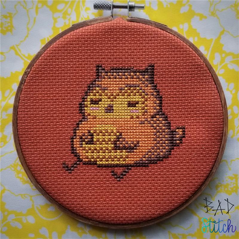 Chonky Owl - Cross Stitch Pattern