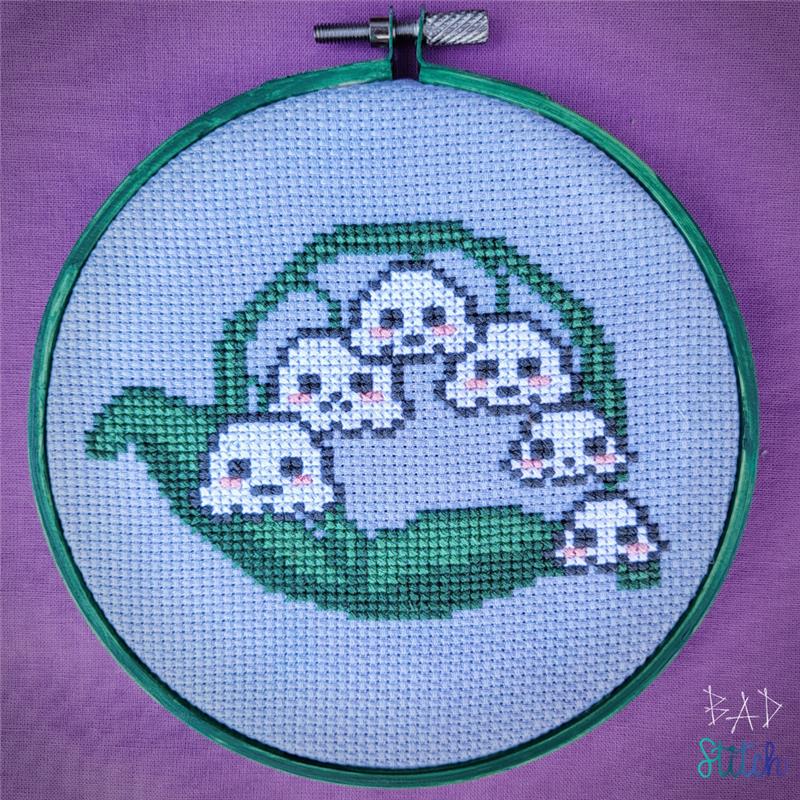 Spookies of the Valley - Halloween Cross Stitch Pattern
