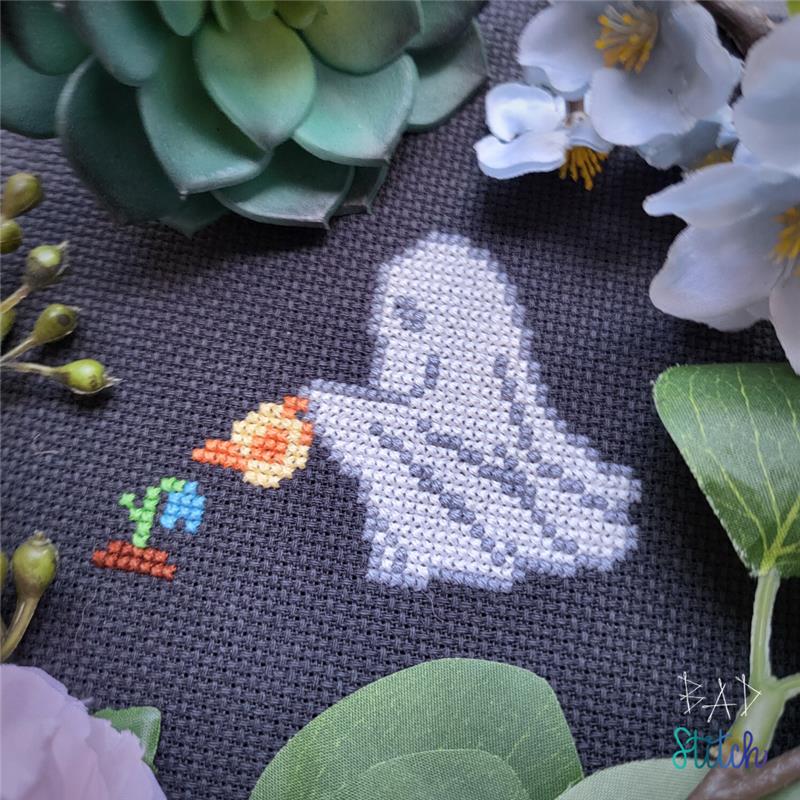 Keeping Spring Alive - Halloween Cross Stitch Pattern