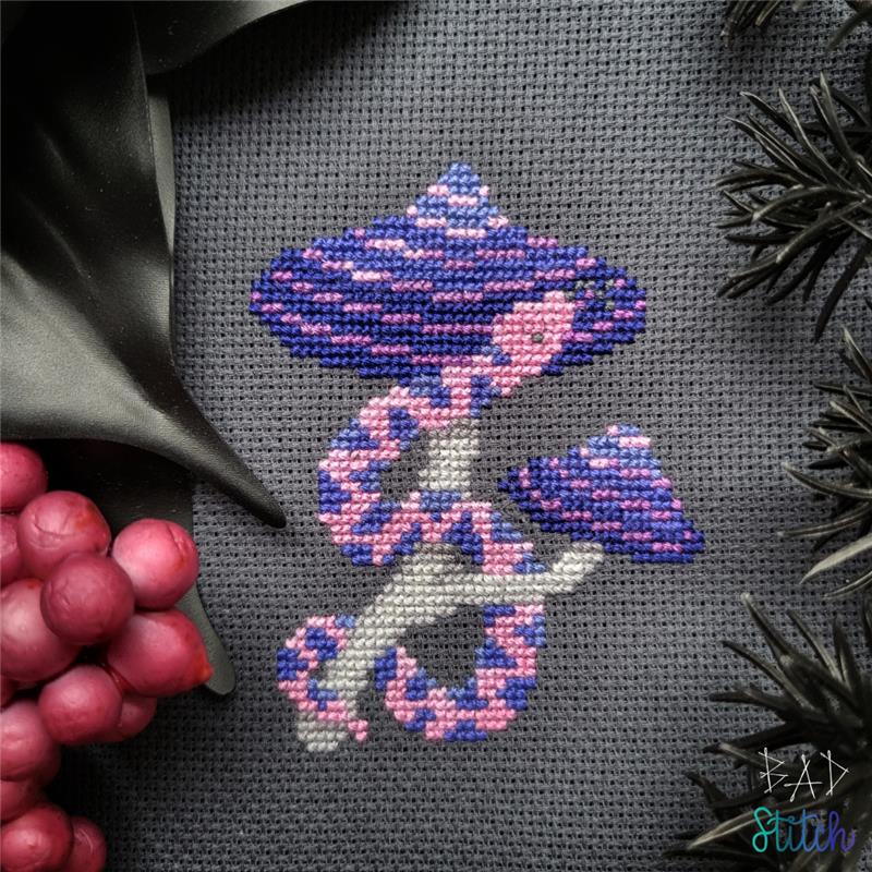 Entangled Snake - Cross Stitch Pattern