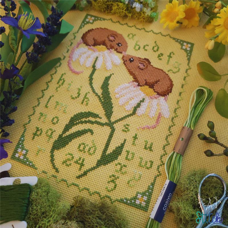 Mouse Sampler - Cross Stitch Pattern