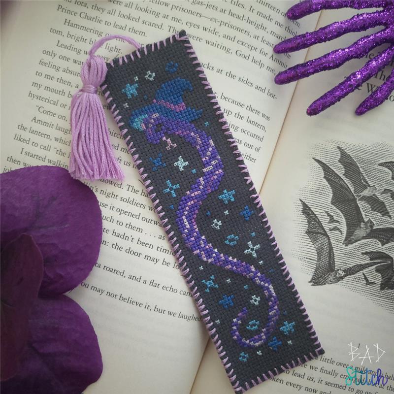 Magical Snake Bookmark - Cross Stitch Pattern