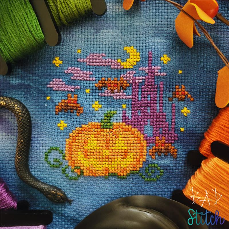 Spooky Season - Halloween Cross Stitch Pattern