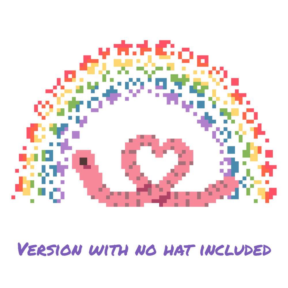 Birthday Worm - Cross Stitch Pattern