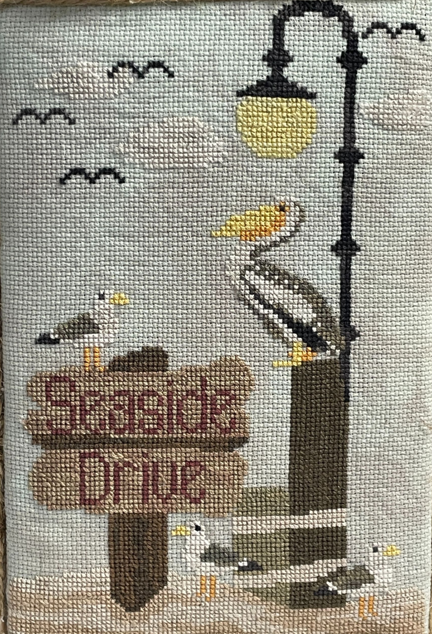 Seaside Drive - Cross Stitch Pattern