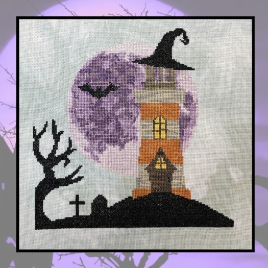 Spooky Beacon of Freights - Halloween Cross Stitch Pattern