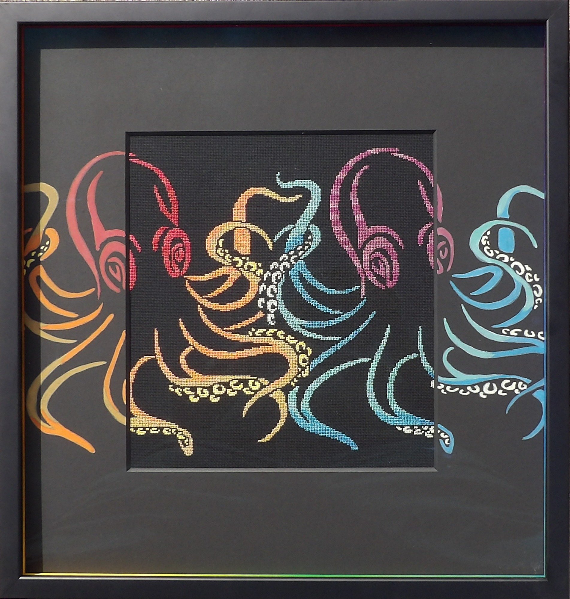 Tentacle Embrace - Cross Stitch Pattern