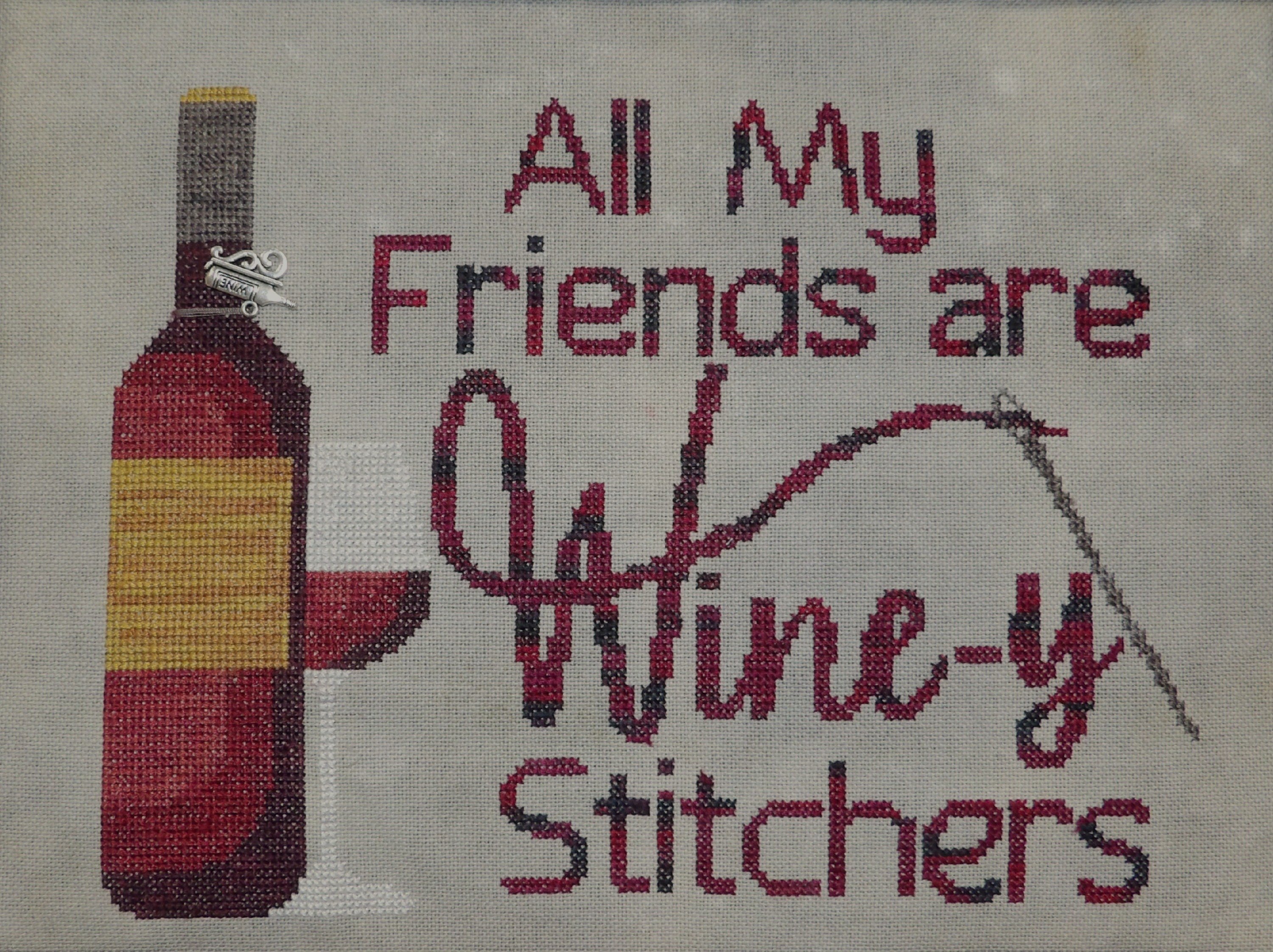 Wine-y Stitchers - Cross Stitch Pattern
