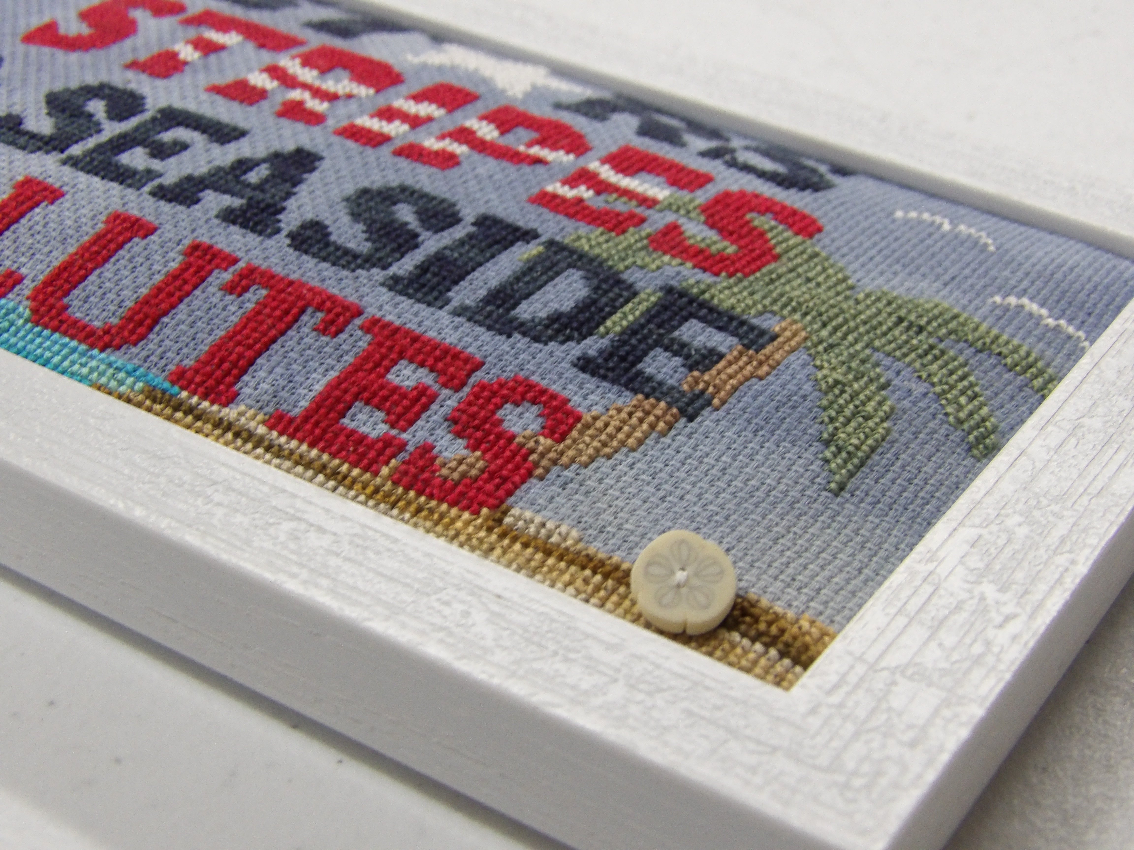 Seaside Salute - Patriotic Cross Stitch Pattern