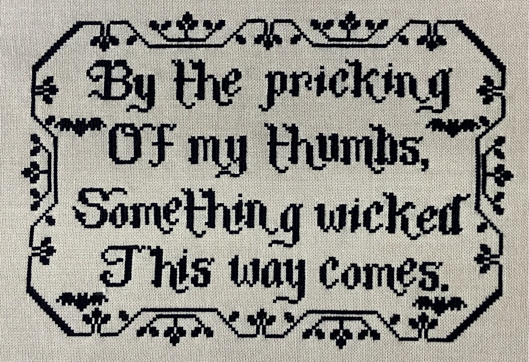 Something Wicked This Way Comes - Halloween Cross Stitch