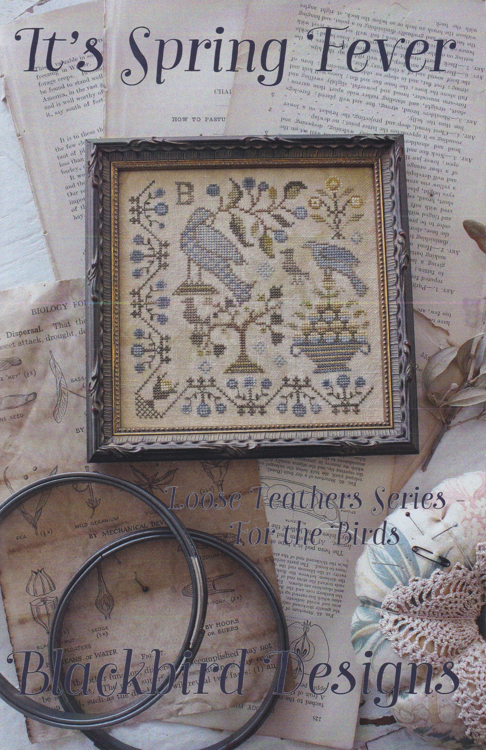 It's Spring Fever - Loose Feathers - Cross Stitch 