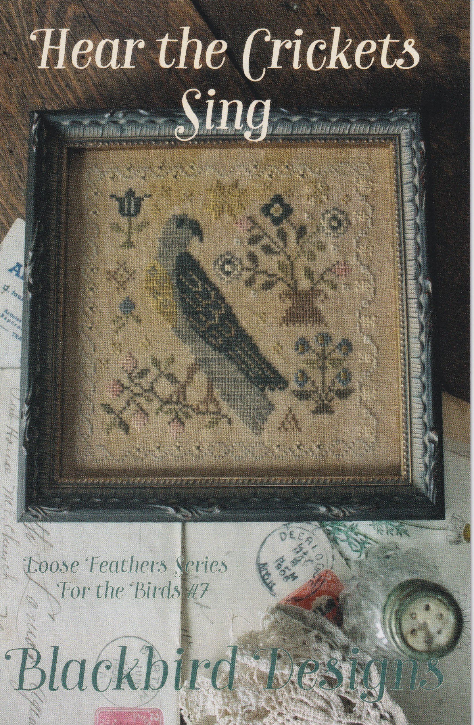 Hear the Crickets Sing - Cross Stitch Pattern
