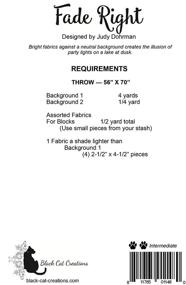 Fade Right - Quilt Pattern