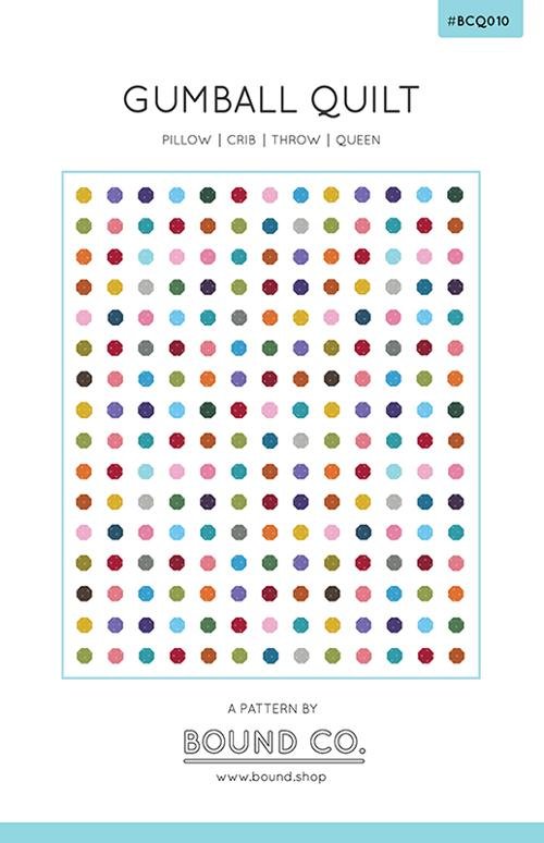 Gumball - Quilt Pattern, zoomed in. Select this picture to zoom back out.