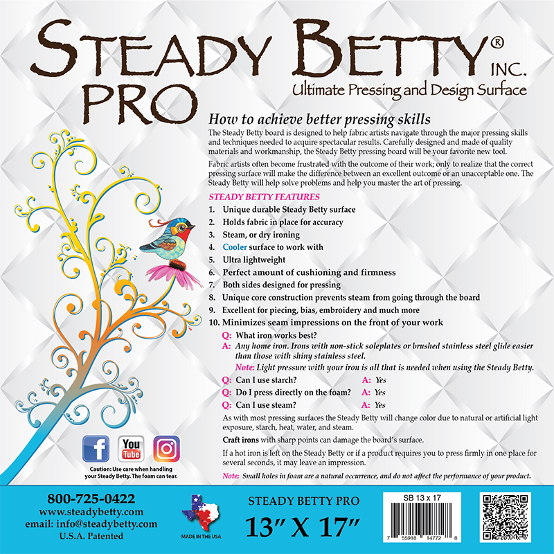 Steady Betty Pro 13" x 17"