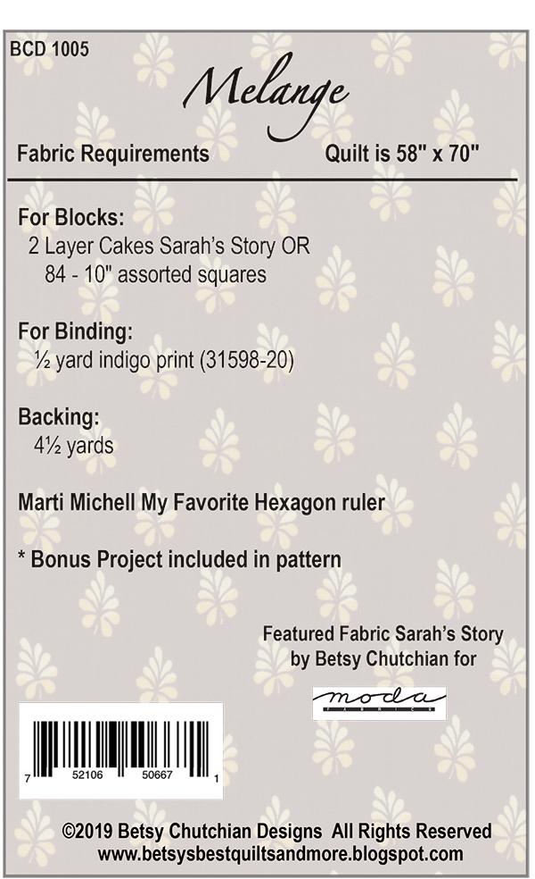 Melange - Quilt Pattern