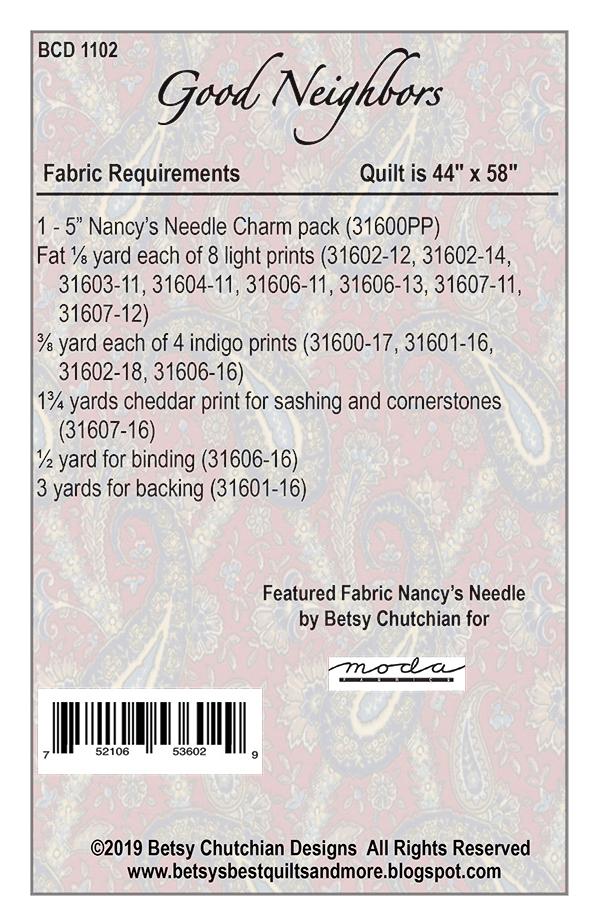 Good Neighbors - Quilt Pattern