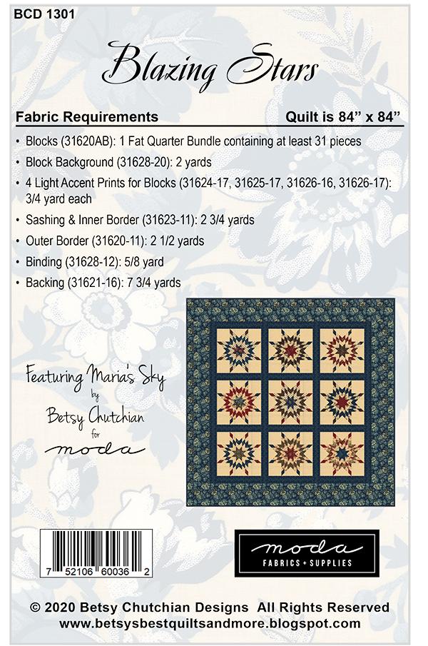 Blazing Stars - Quilt Pattern