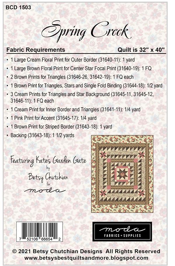 Spring Creek - Quilt Pattern
