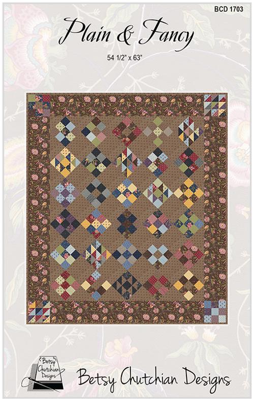 Betsy Chutchian Plain and Fancy Quilt Pattern 123Stitch