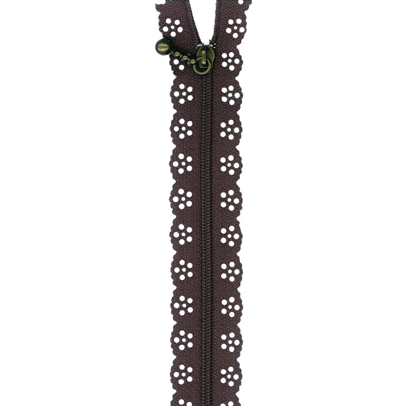 Little Lacie Zipper 12" Brown