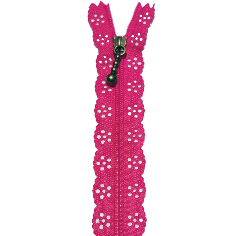 Little Lacie Zipper 12" Dark Pink