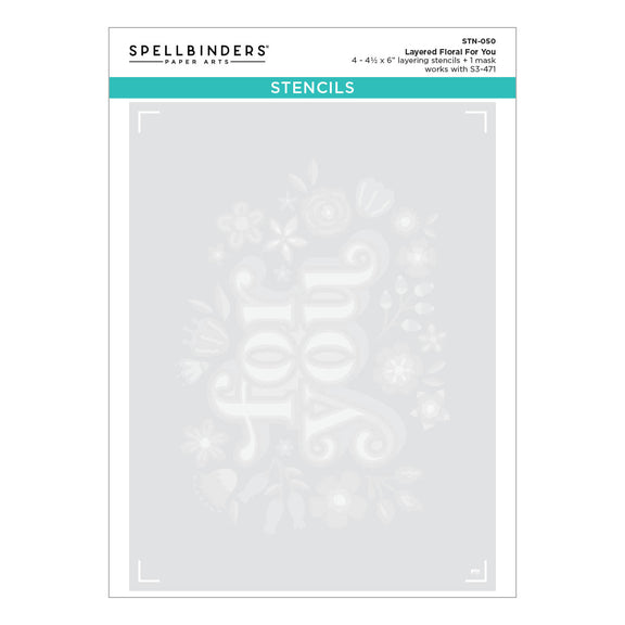Floral For You - Stencil and Die Set