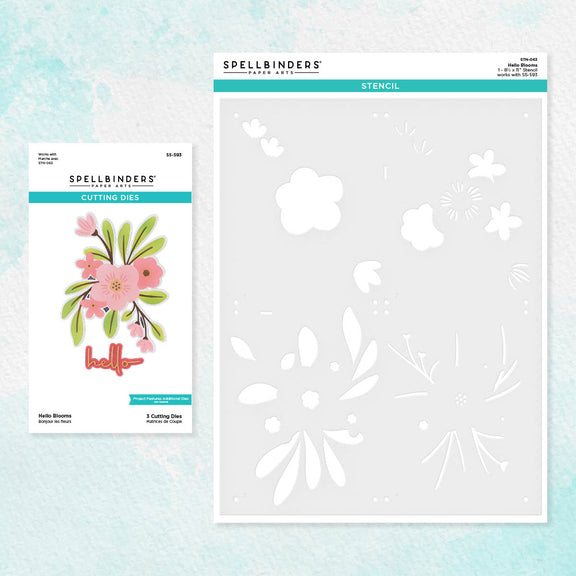 Hello Blooms - Stencil & Die 