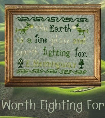 Worth Fighting For - Cross Stitch Pattern