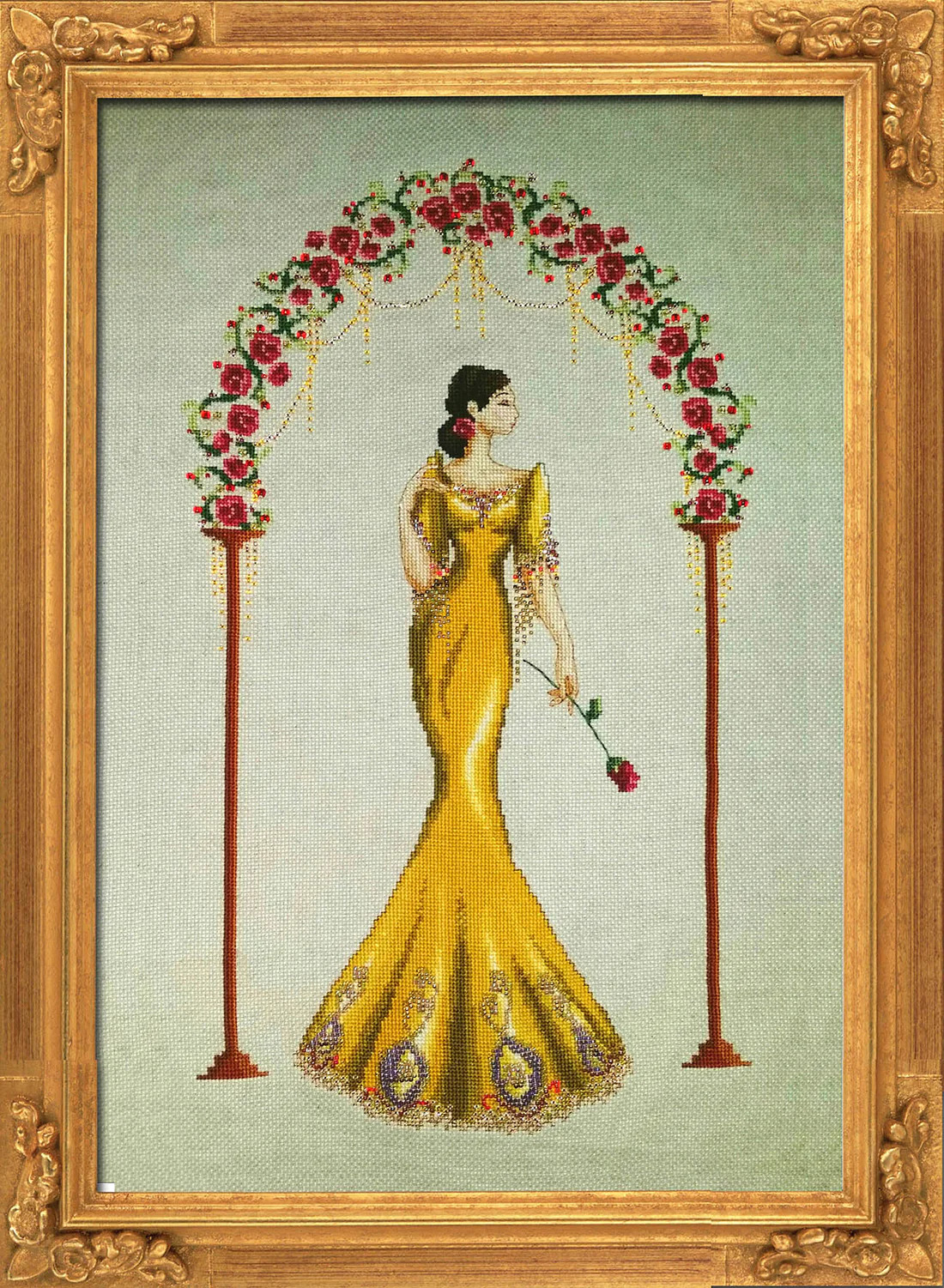 Rosa Mystica - Cross Stitch Pattern
