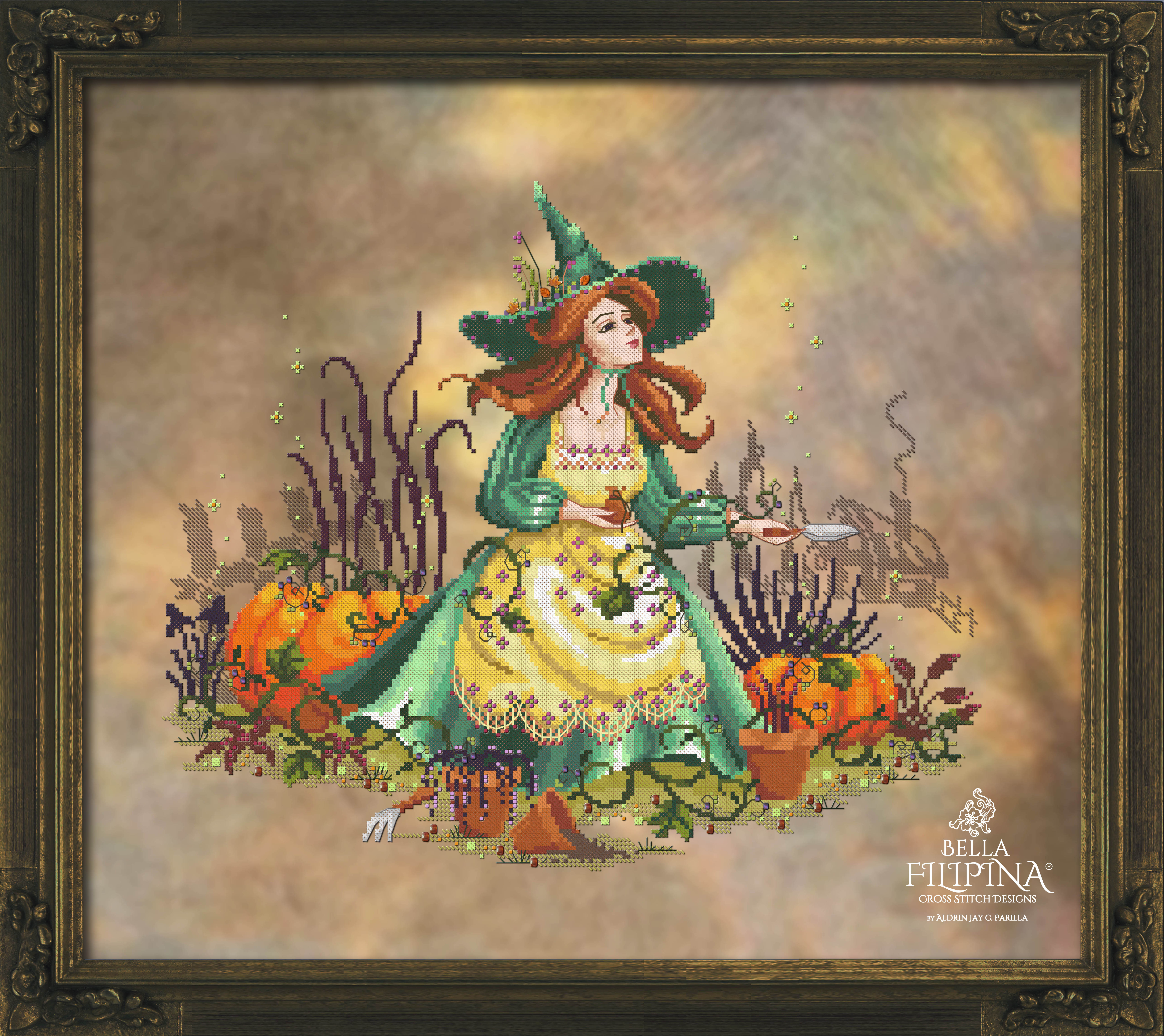 Black Magic Academy Belinda Botanica - Halloween Pattern