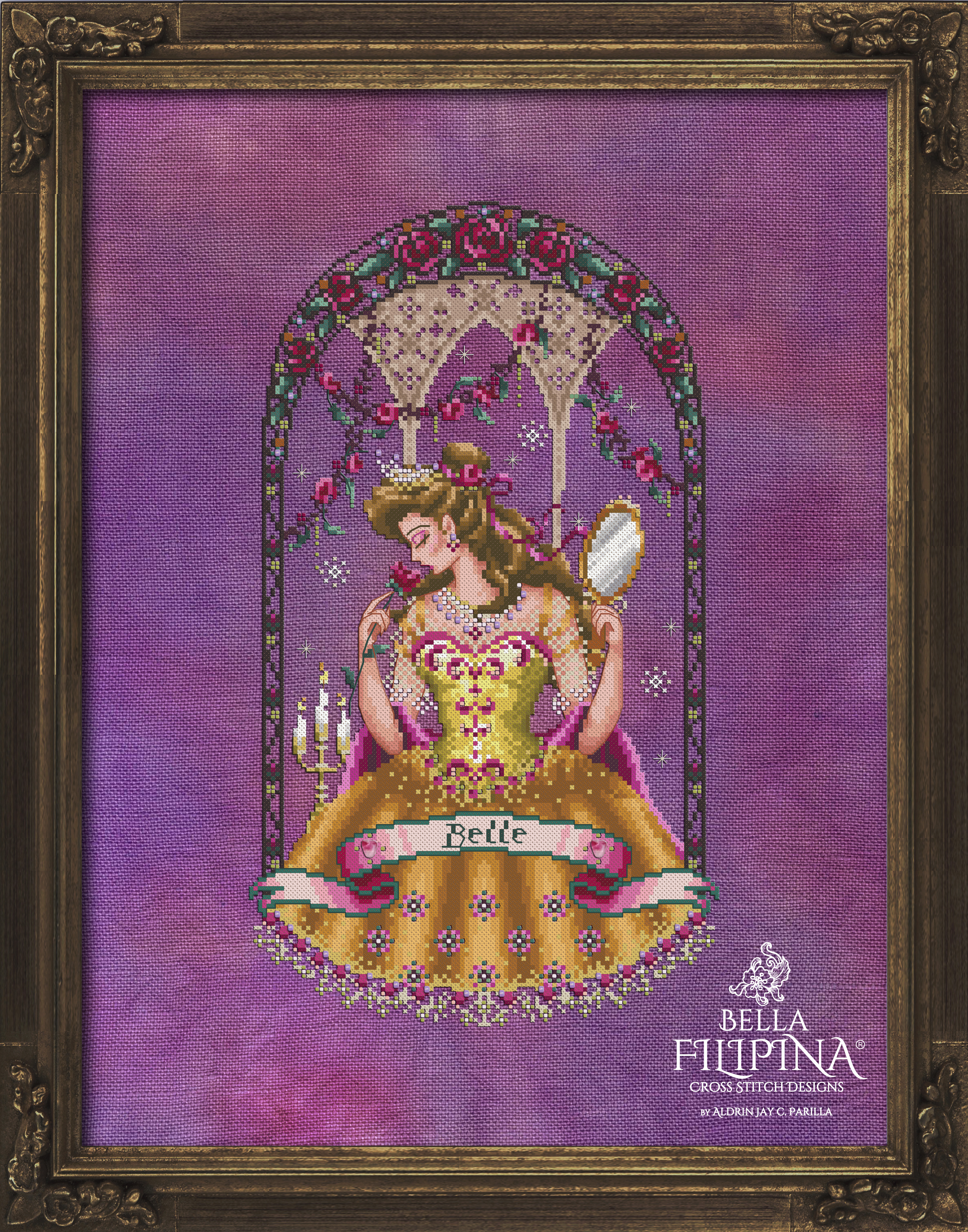 The Enchanted Rose - Cross Stitch Pattern