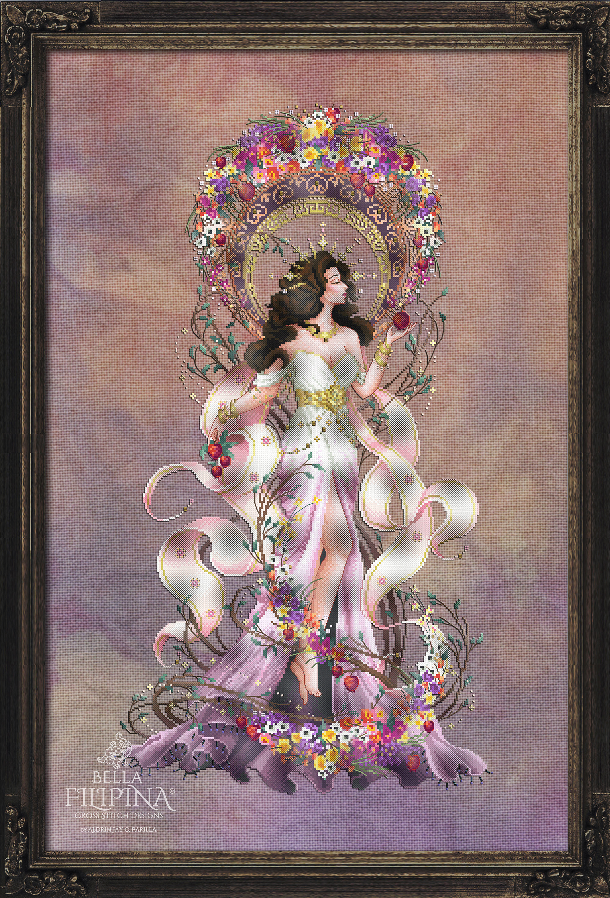 Persephone, Goddess of Spring - Cross Stitch Pattern