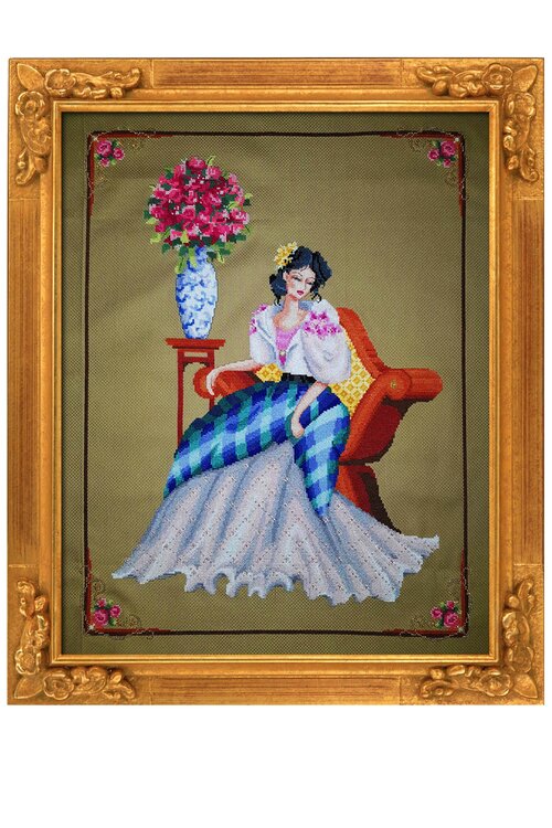 Portrait of Maria Clara - Cross Stitch Pattern